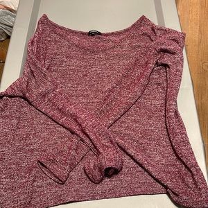 Cranberry colored sweater